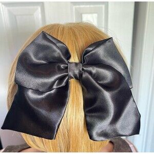 New Coquette black hair bow for women and girls